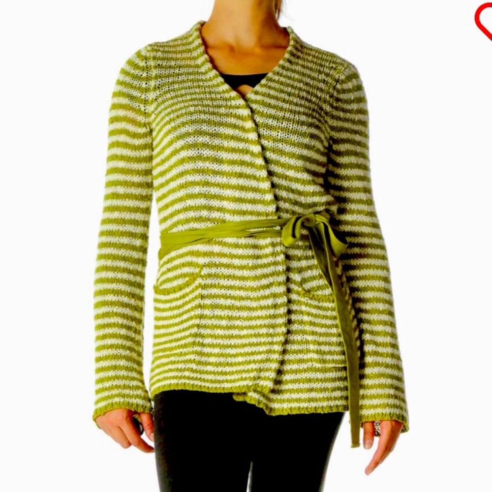 Moth Green Wrap Cardigan